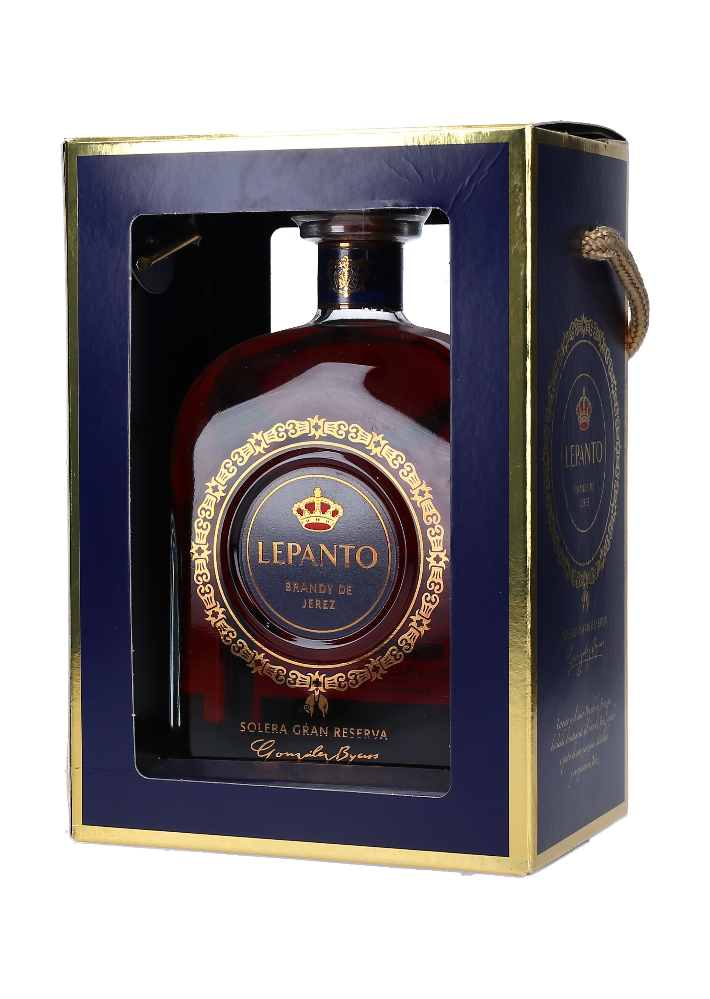 BRANDY JEREZ SOLERA GRAN RESERVA LEPANTO CAJA 6/70 CL.