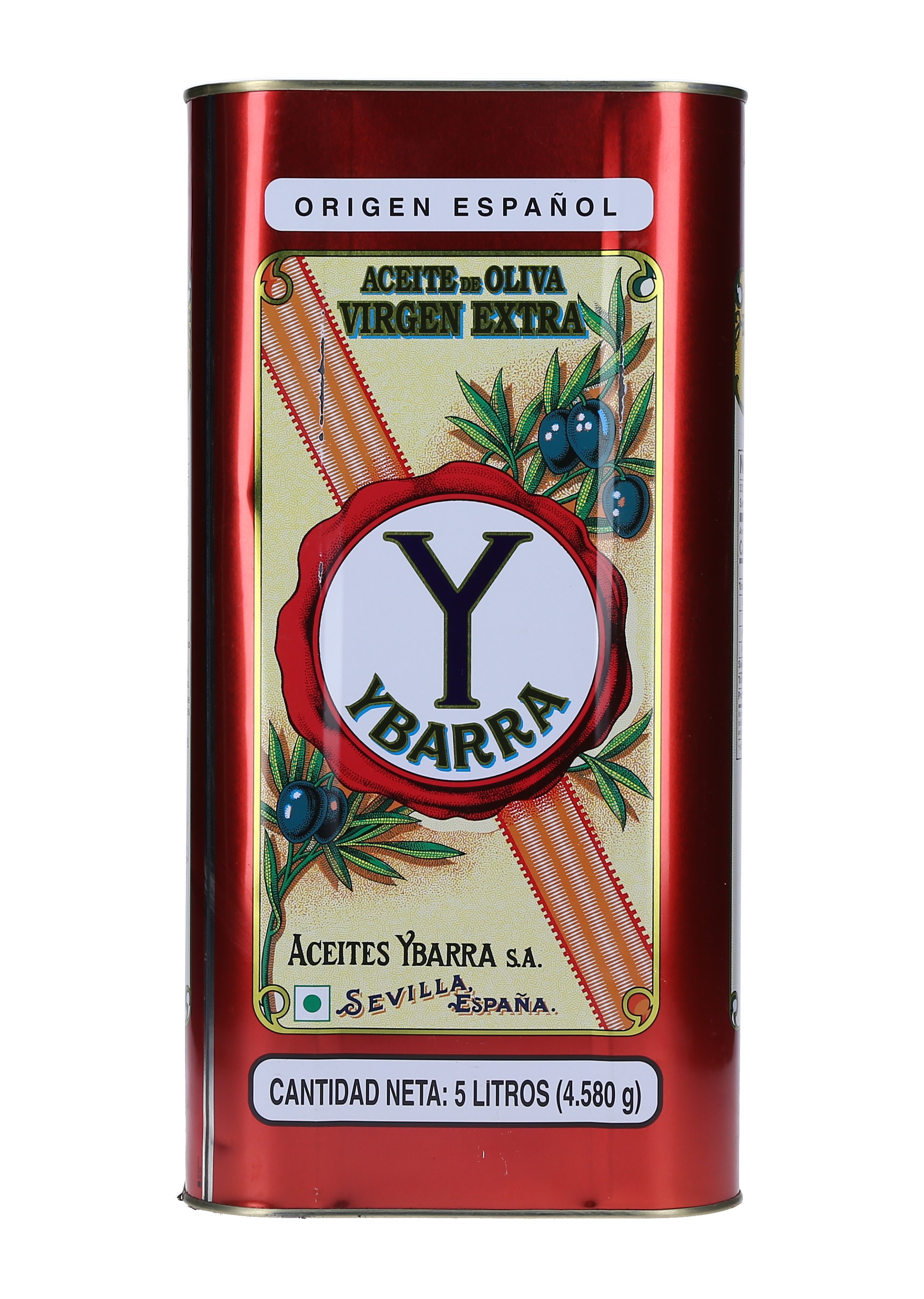 ACEITE DE OLIVA VIRGEN EXTR YBARRA(LATA) CAJA 4/5 LITROS