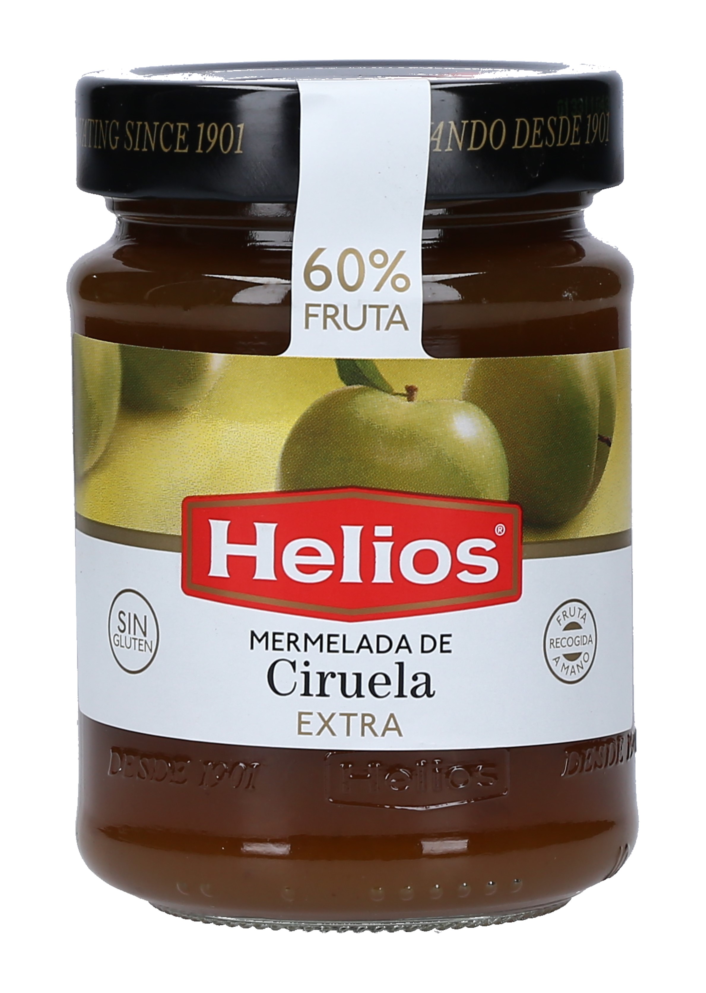 MERMELADA CIRUELA EXTRA HELIOS      1182 CAJA 12/340 GRS