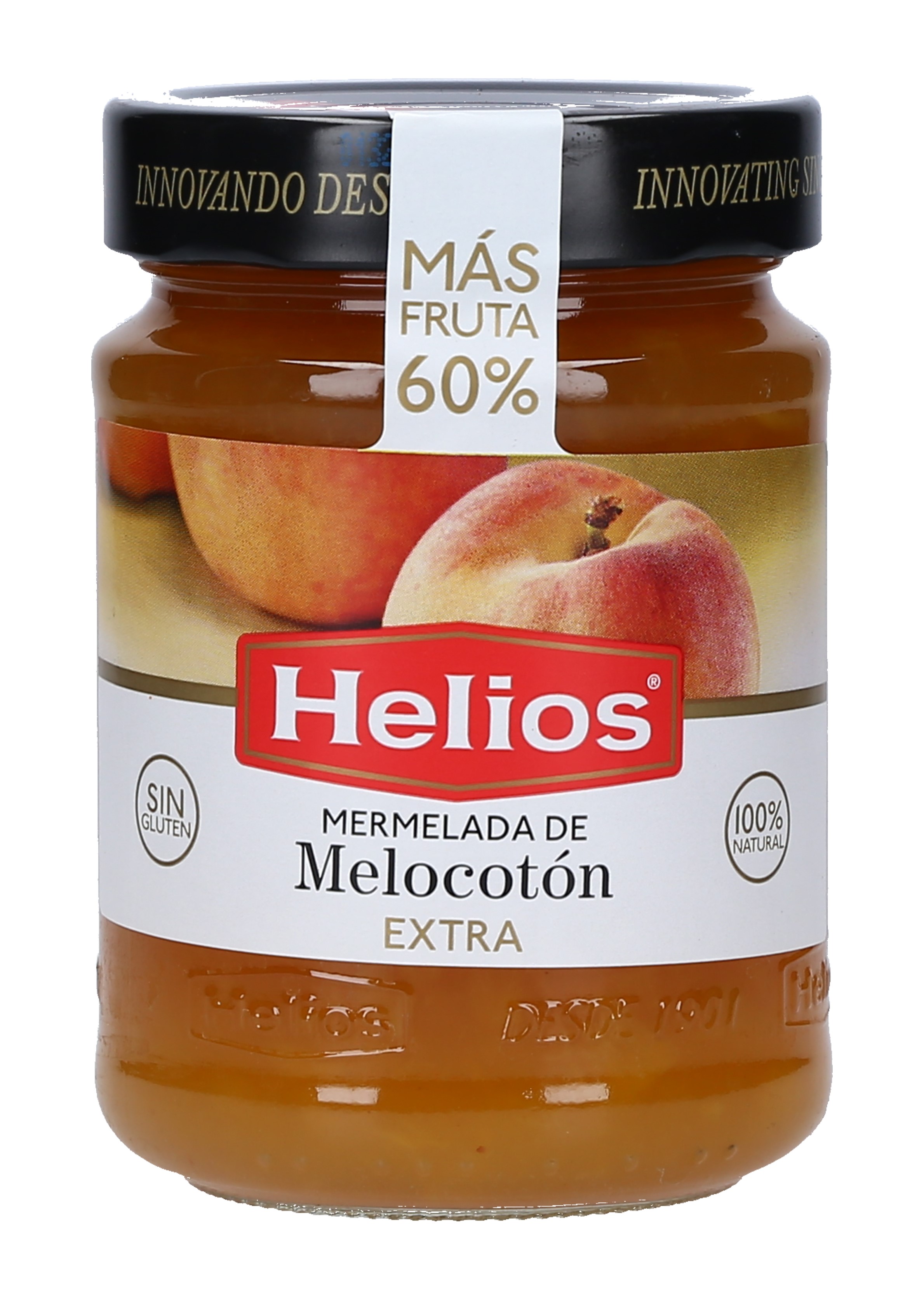 MERMELADA MELOCOTON EXTRA HELIOS    1187 CAJA 12/340 GRS