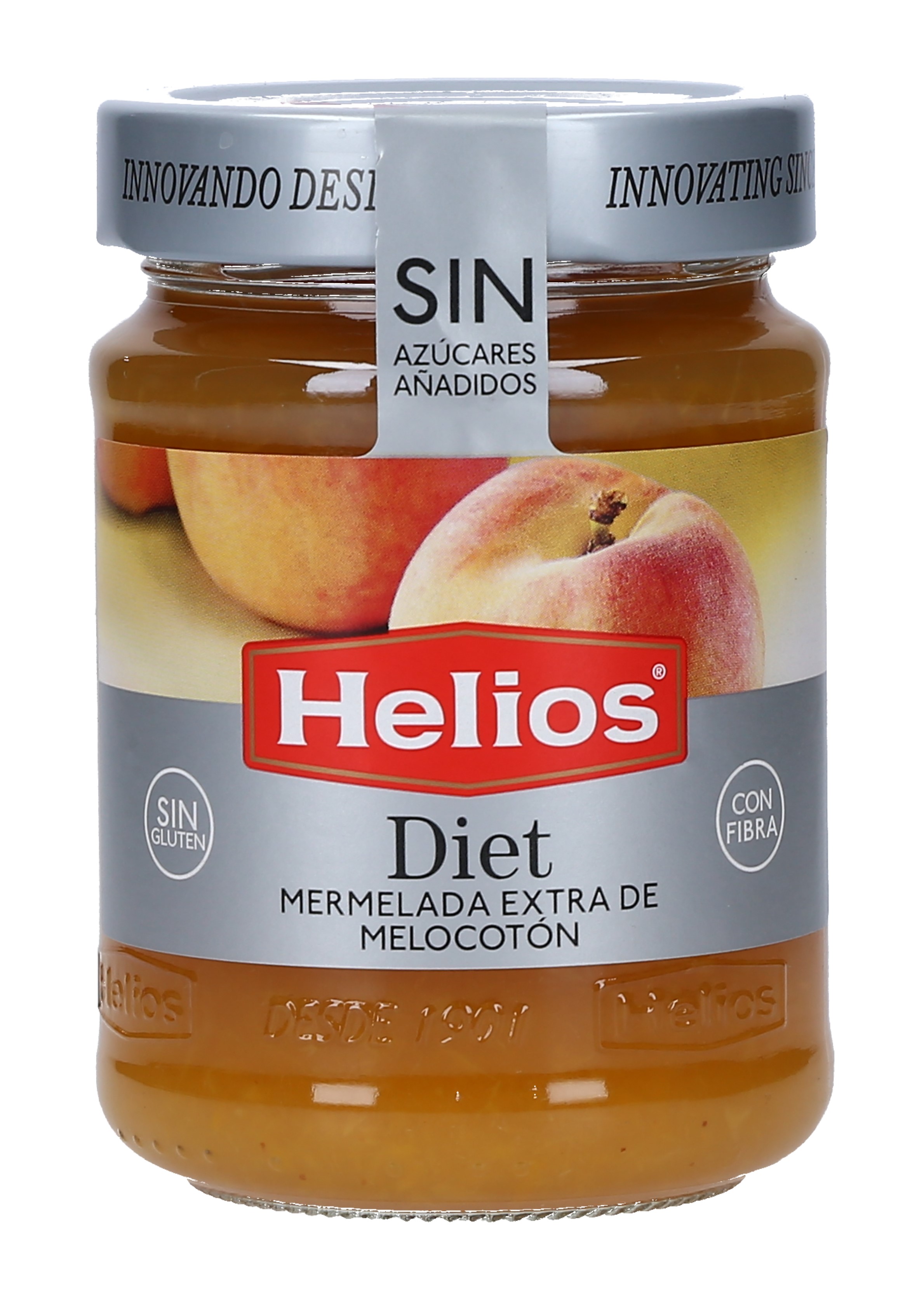 MERMELADA MELOCOTON DIET S/AZUCAR HELIOS CAJA 12/280 GRS