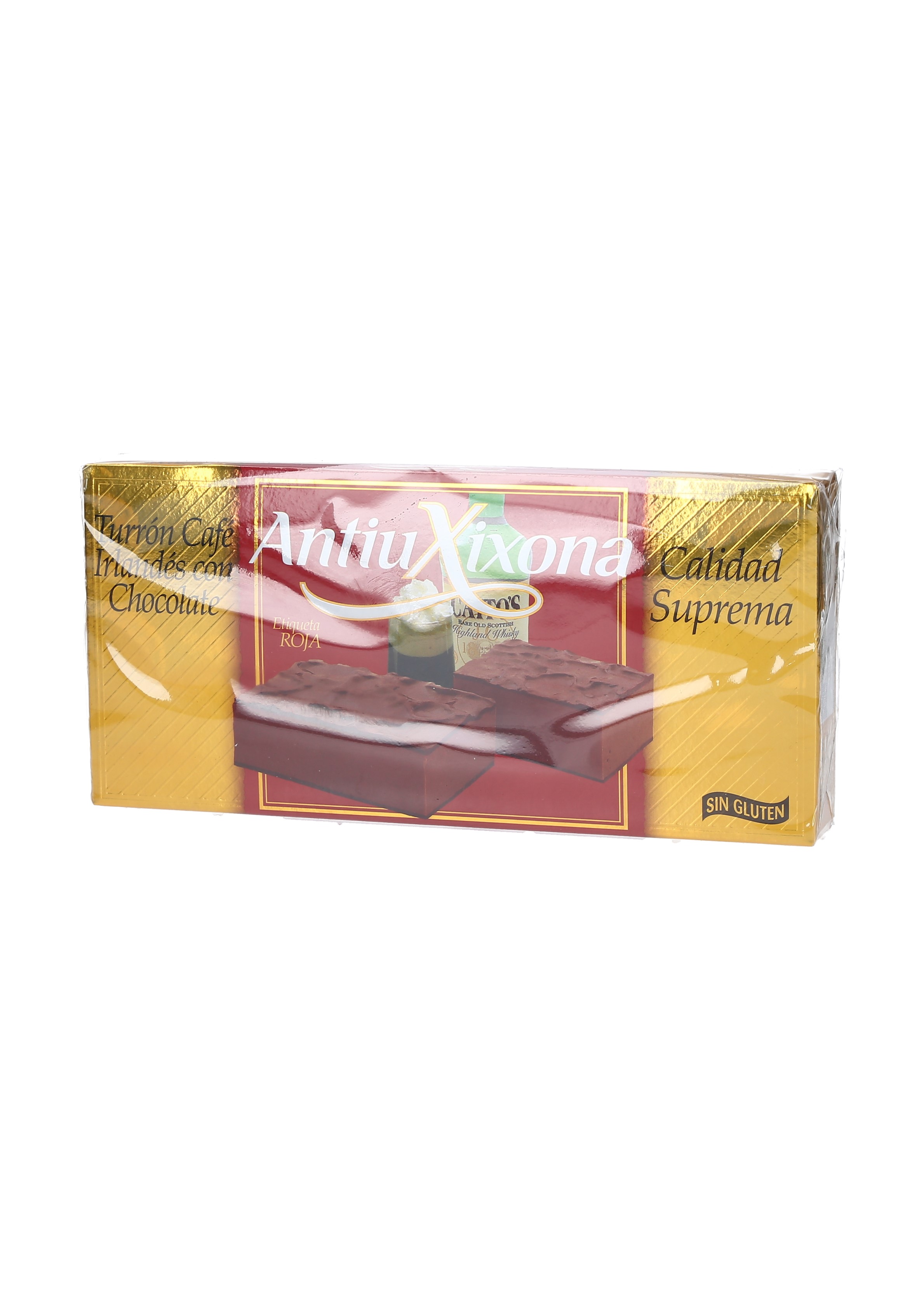 TURRON CAFE IRLANDES+CHOCOLATE A.XIXONA CAJA 12/200 GR.