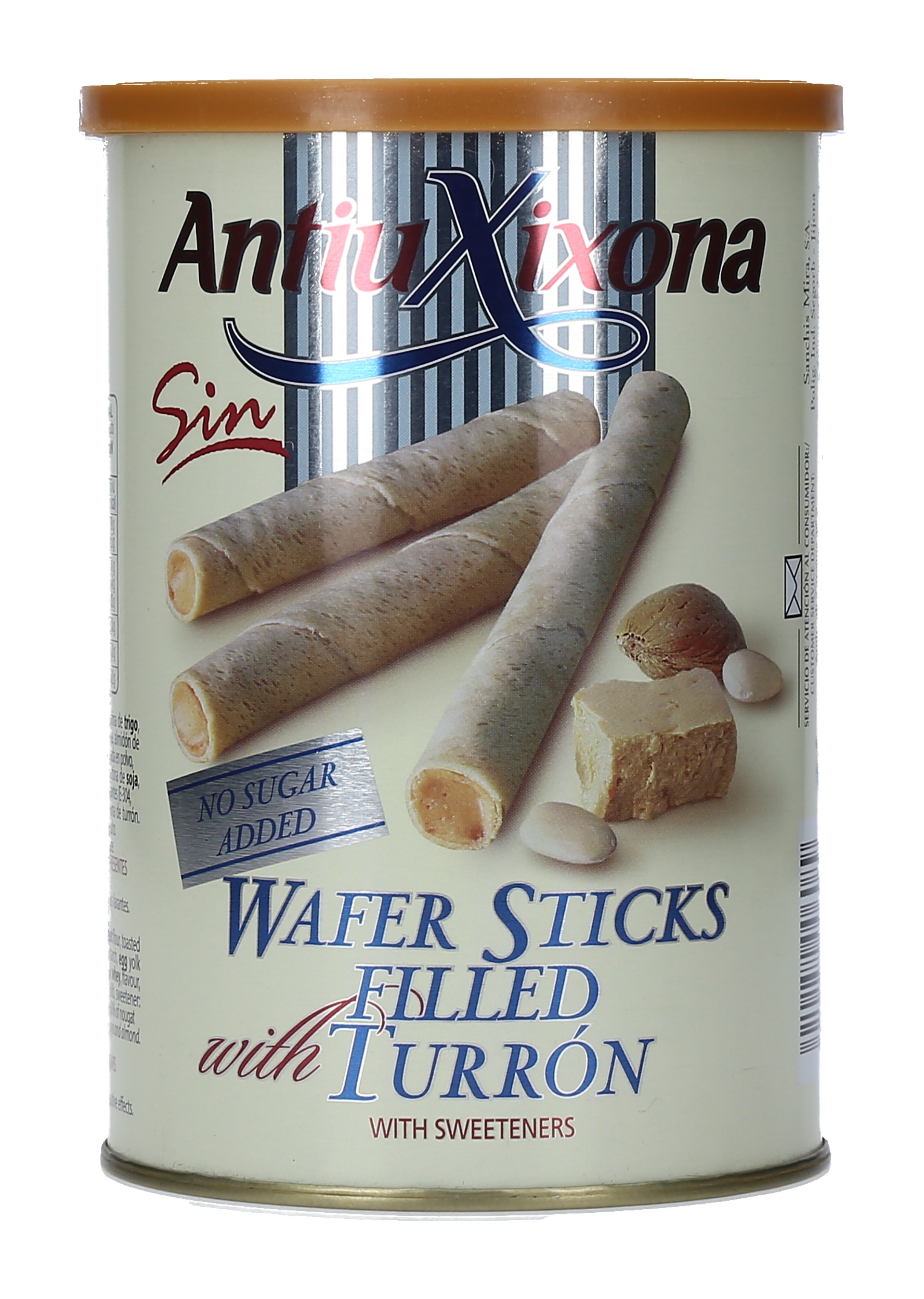 BARQUILLOS DE TURRON S/AZUCAR ANT.XIXONA CAJA 12/200 GR