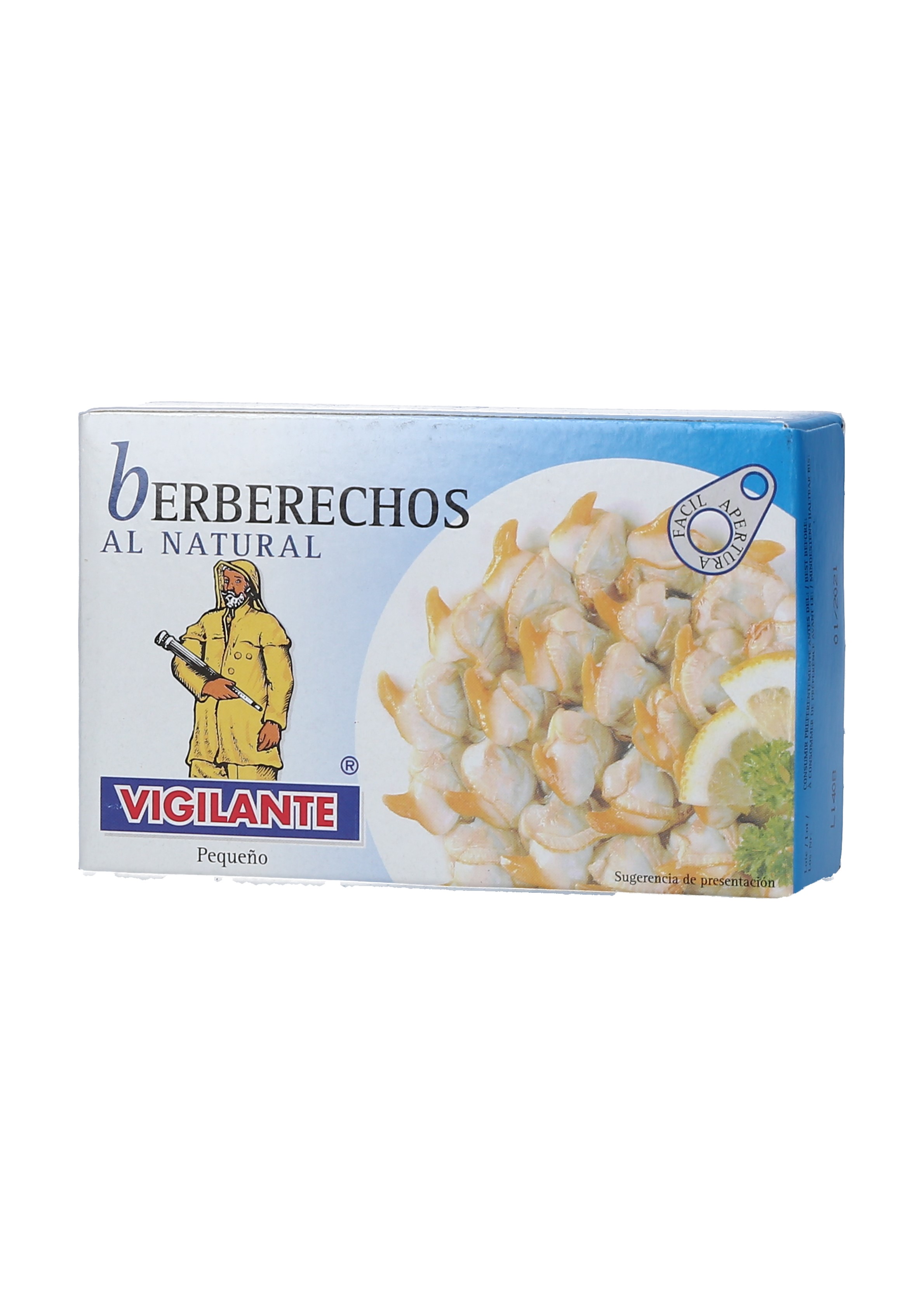 BERBERECHOS AL NATURAL VIGILANTE CAJA 50/115 GRS