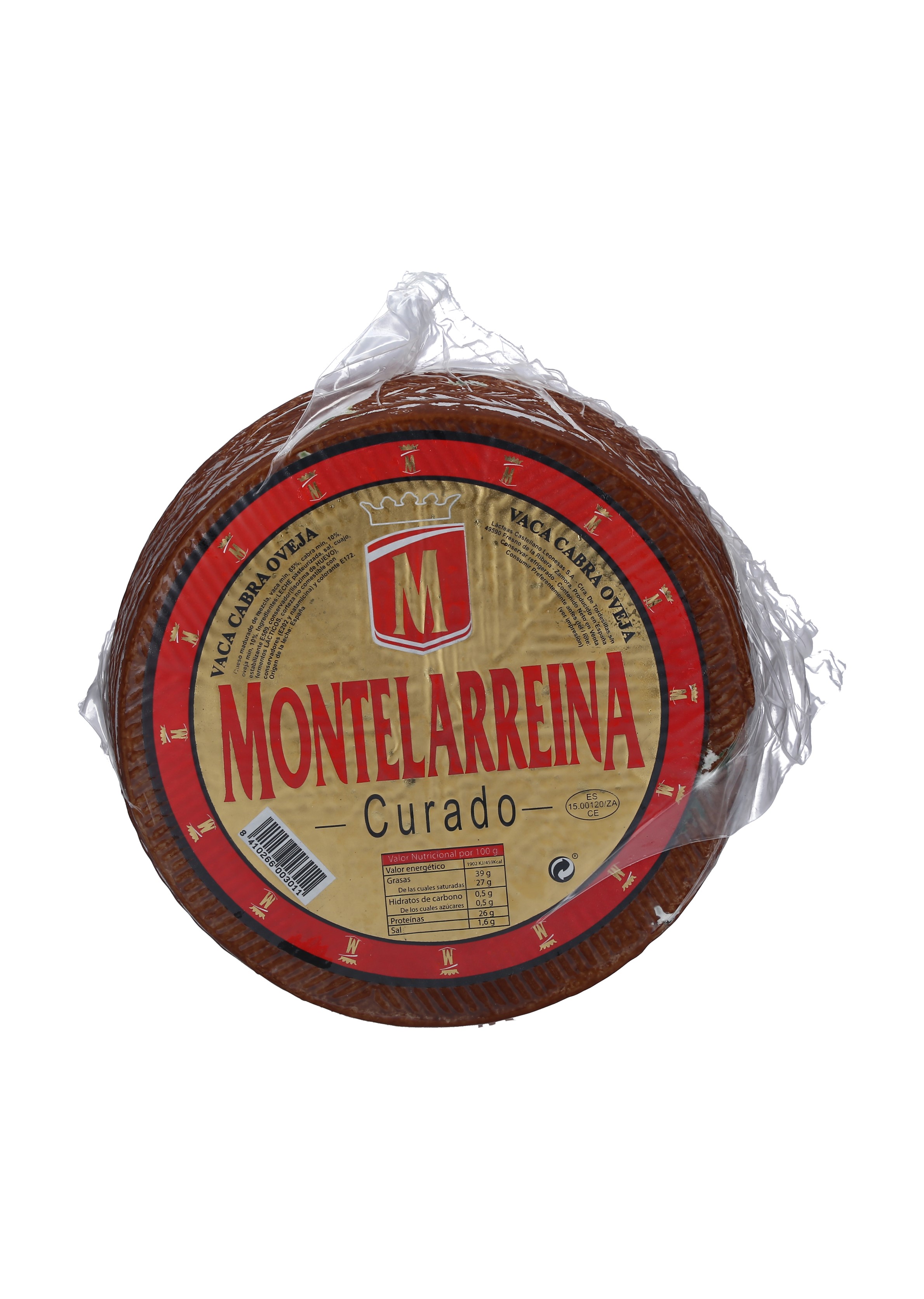 QUESO MANCHEGO CURADO MONTELARREINA LIB. LIBRA