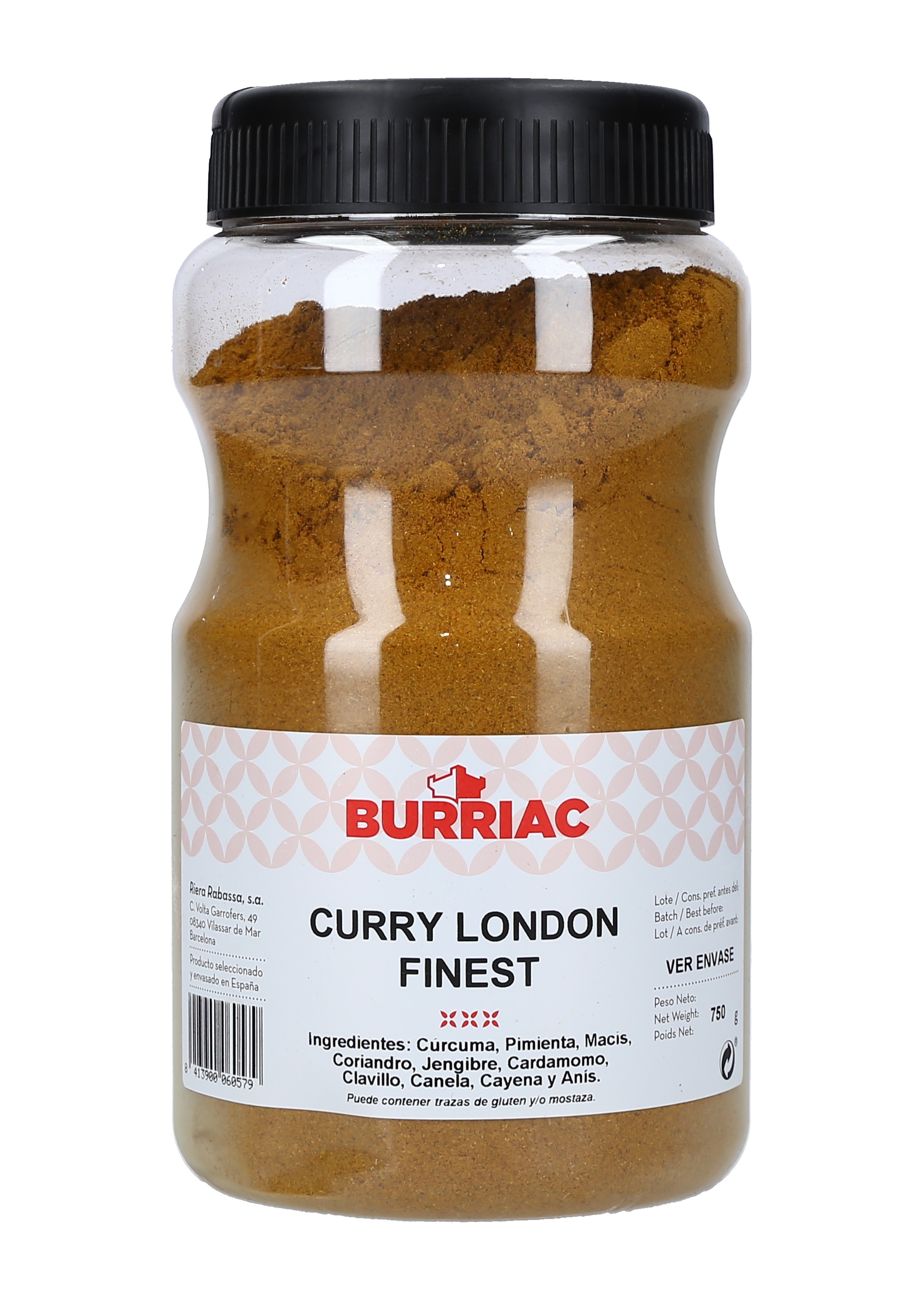 CURRY LONDON EN POLVO BURRIAC 1000 C.C. TARR 1/750 GRS.