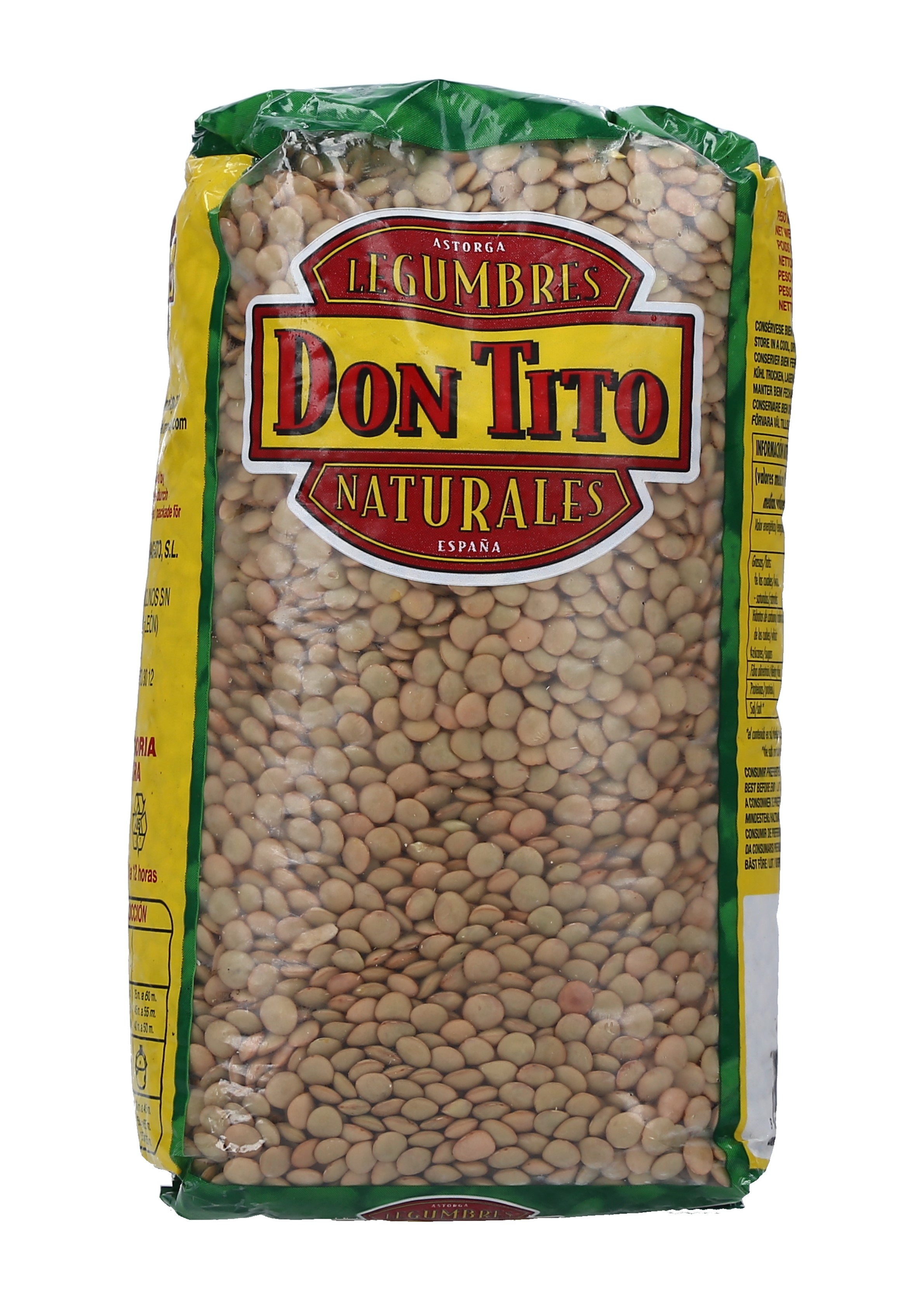 LENTEJAS CASTELLANA GRANDE DON TITO FARD 10/1000 GR