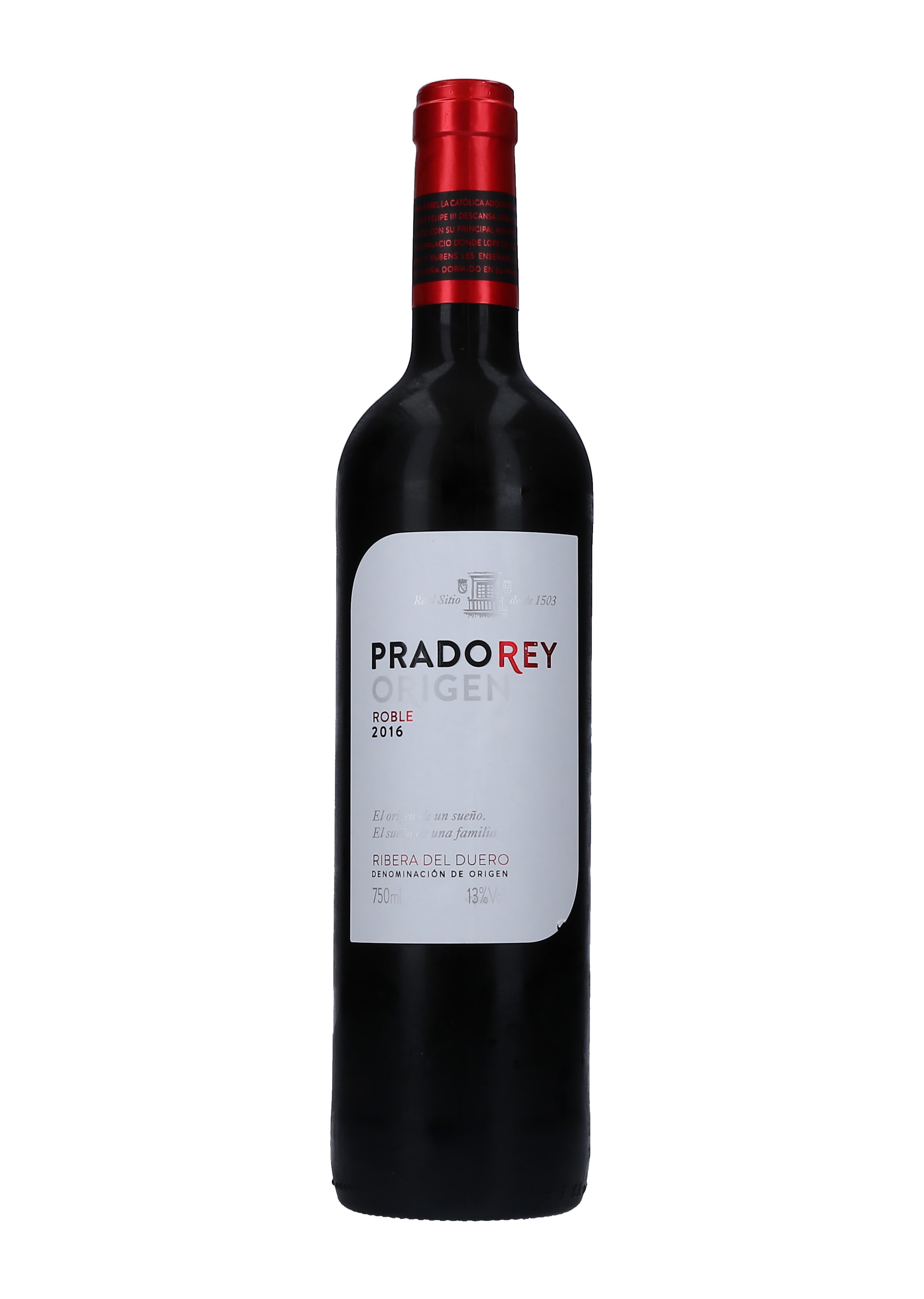 VINO TINTO ROBLE PRADOREY (D.O.DUERO) 18 CAJA 12/75 CL.