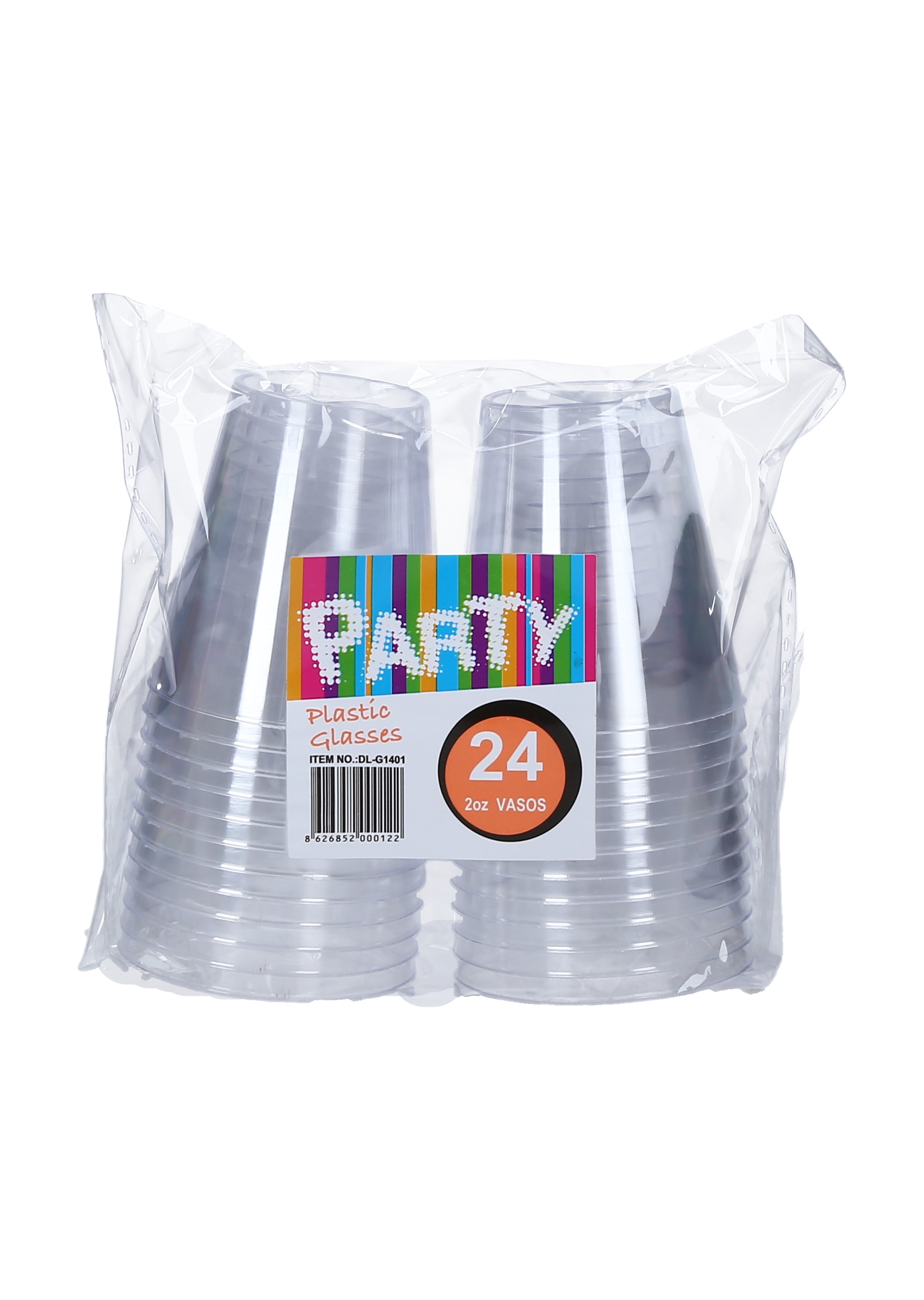 VASOS PLASTICOS SHOT 2 OZ.TREND DL-G1401 CAJA 50/24/2 OZ
