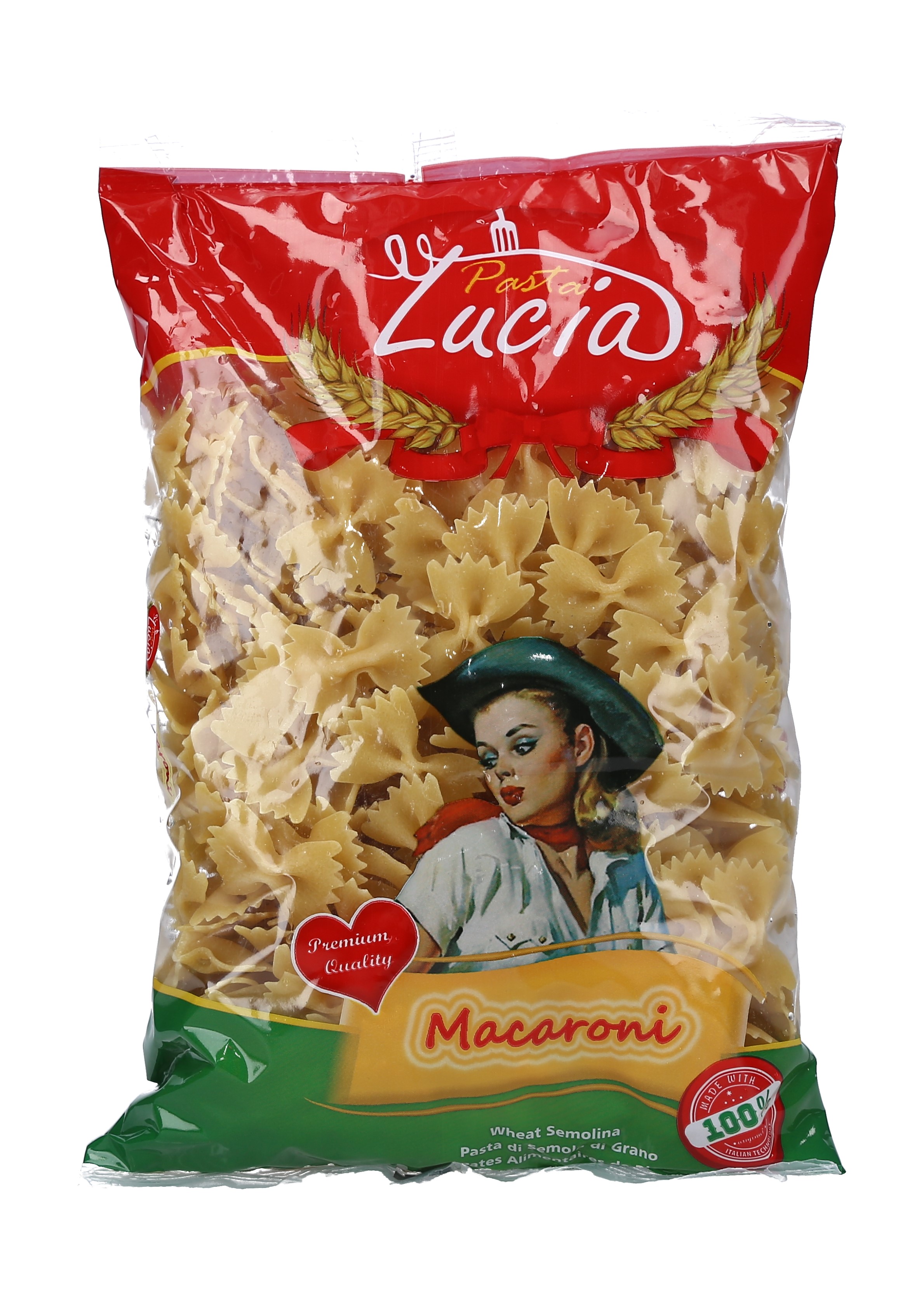 FARFALLE PASTA LUCIA (LAZOS)          81 CAJA 20/500 GRS