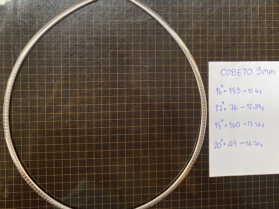 Necklace COBETO 3MM