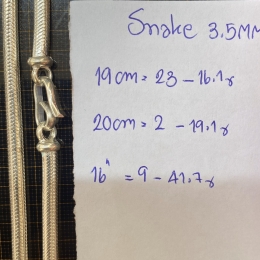 Necklace SNAKE 3.5MM