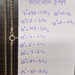 Necklace POPCRON 2MM