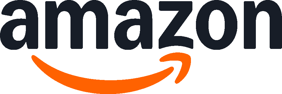 Amazon Smile Arrow stencil, painted in 2 colors