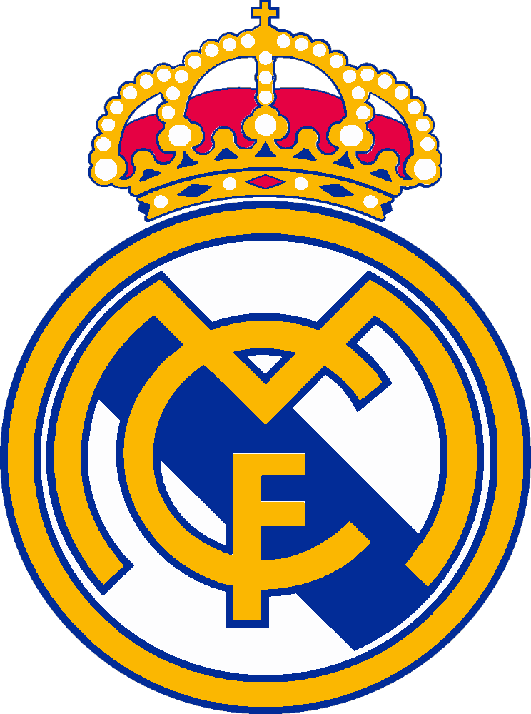 Real Madrid stencil, painted in 4 colors