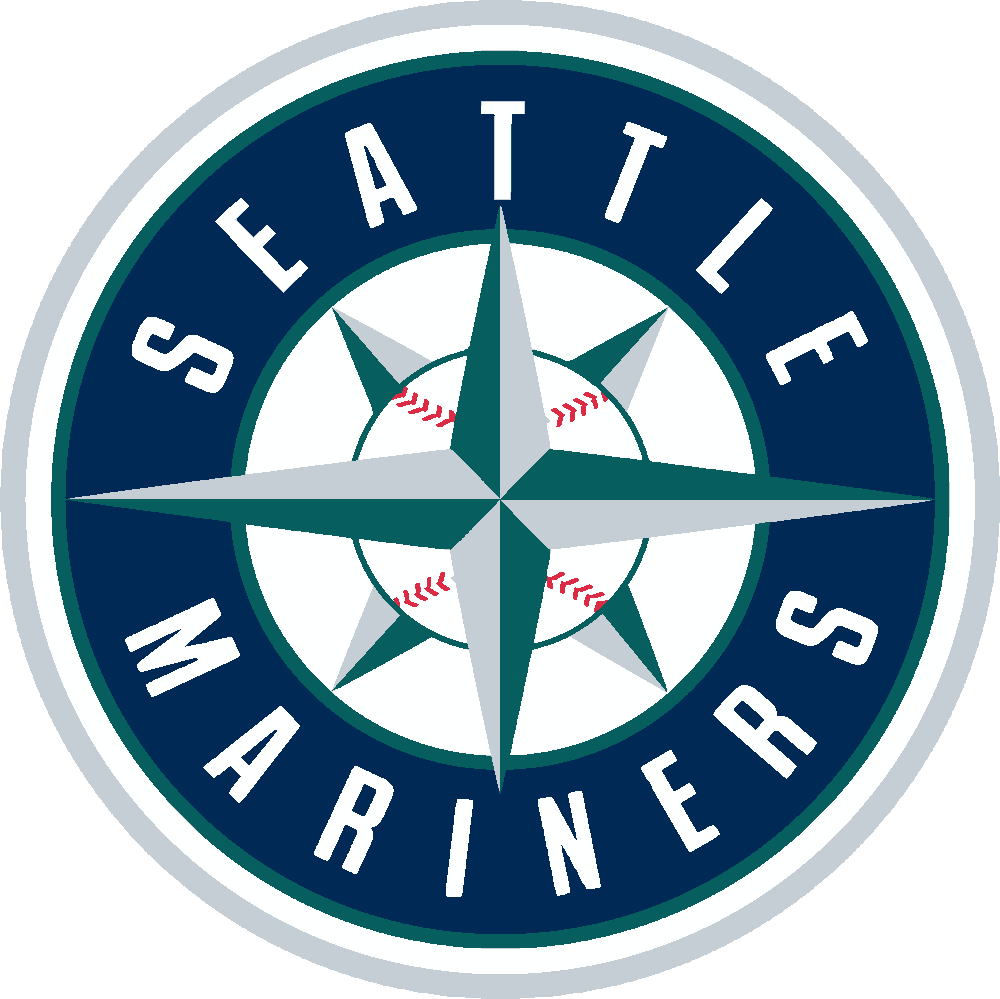Seattle Mariners stencil, painted in 5 colors