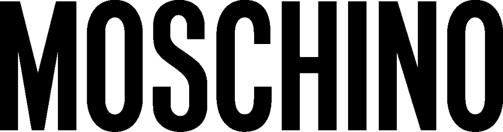 Moschino Logo stencil, painted as a single layer