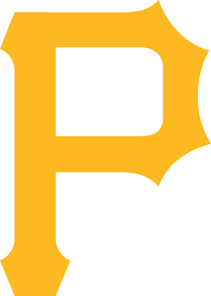 Pittsburgh Pirates stencil, painted in 1 color