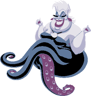 Ursula stencil, painted in 5 colors