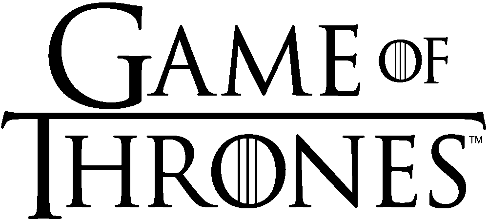 Game of Thrones stencil, painted as a single layer