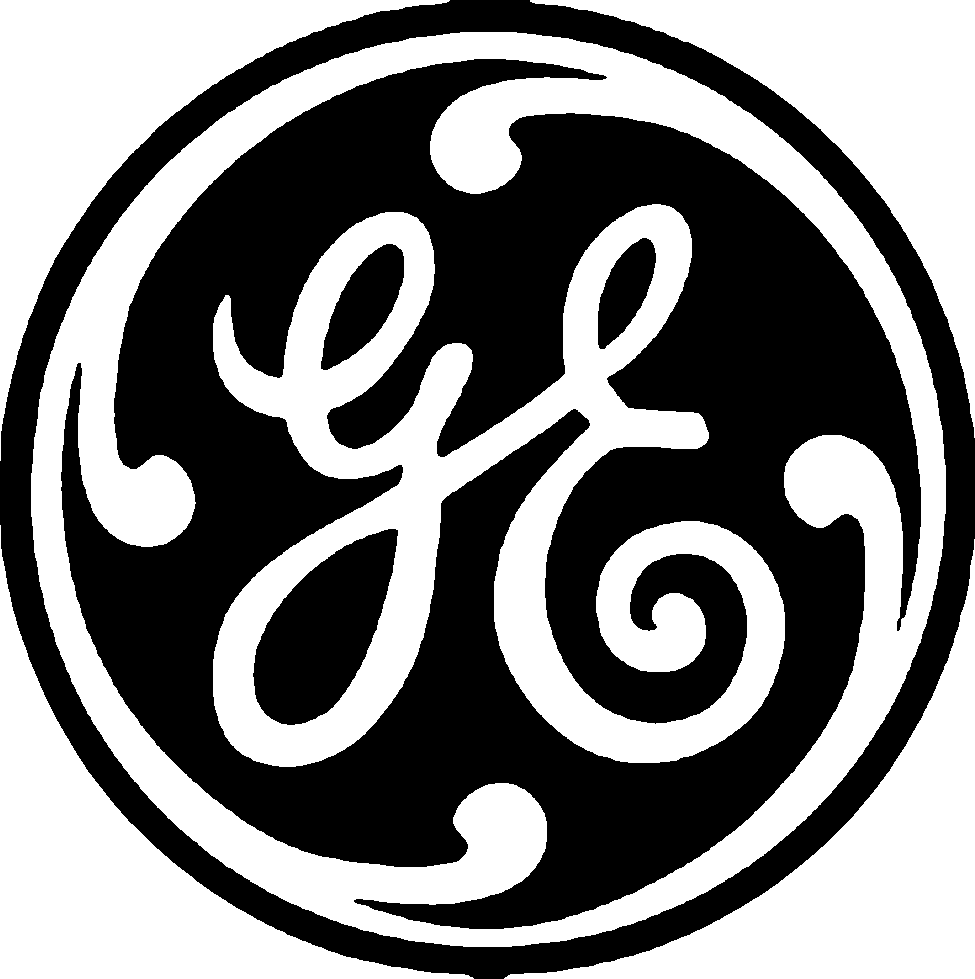 GE Logo stencil, painted as a single layer