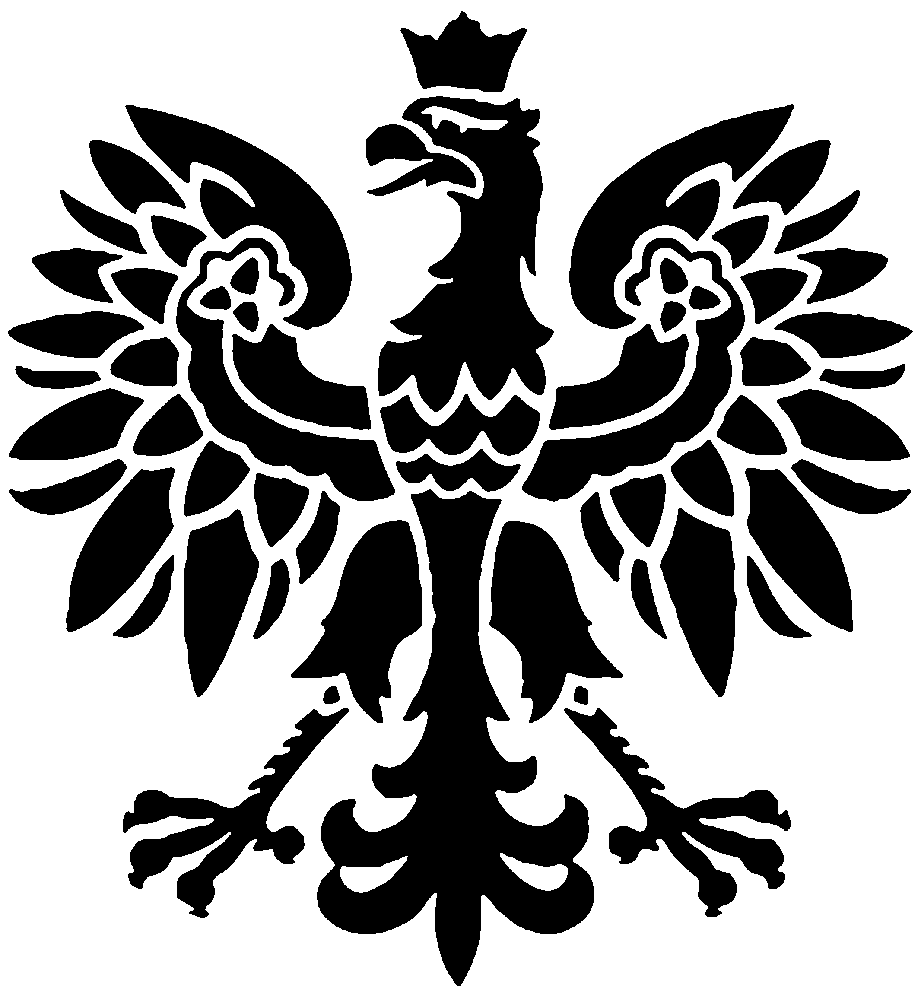 Polish Eagle stencil, painted as a single layer