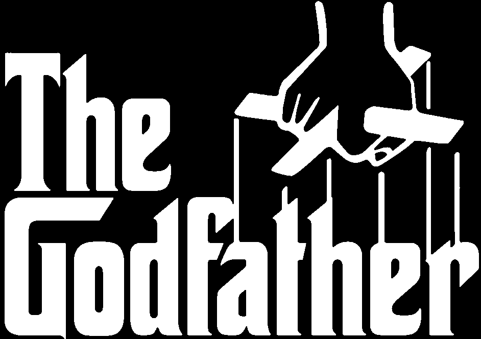 The Godfather stencil, painted as a reverse single layer