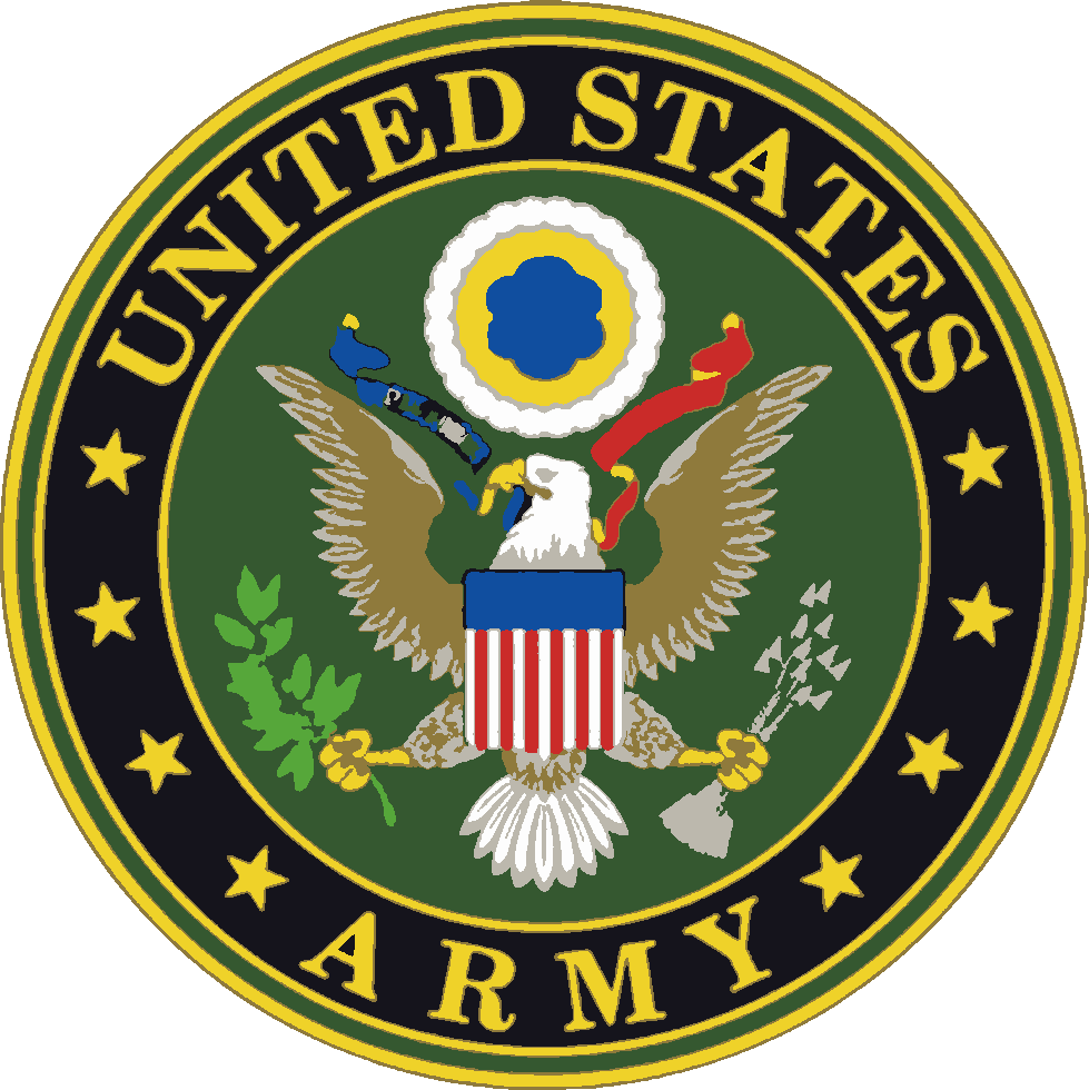 United States Army stencil, painted in 9 colors