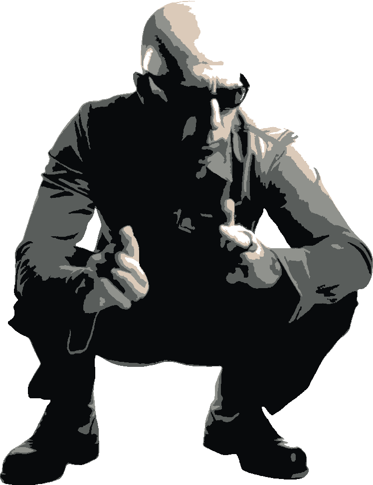 Maynard James Keenan stencil, painted in 5 colors