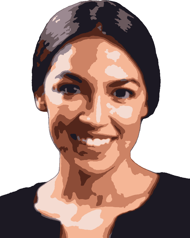 AOC stencil, painted in 8 colors
