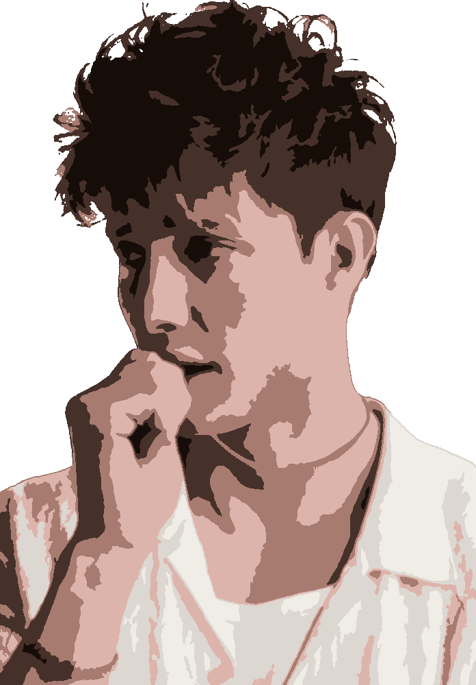Matt Rife stencil, painted in 6 colors