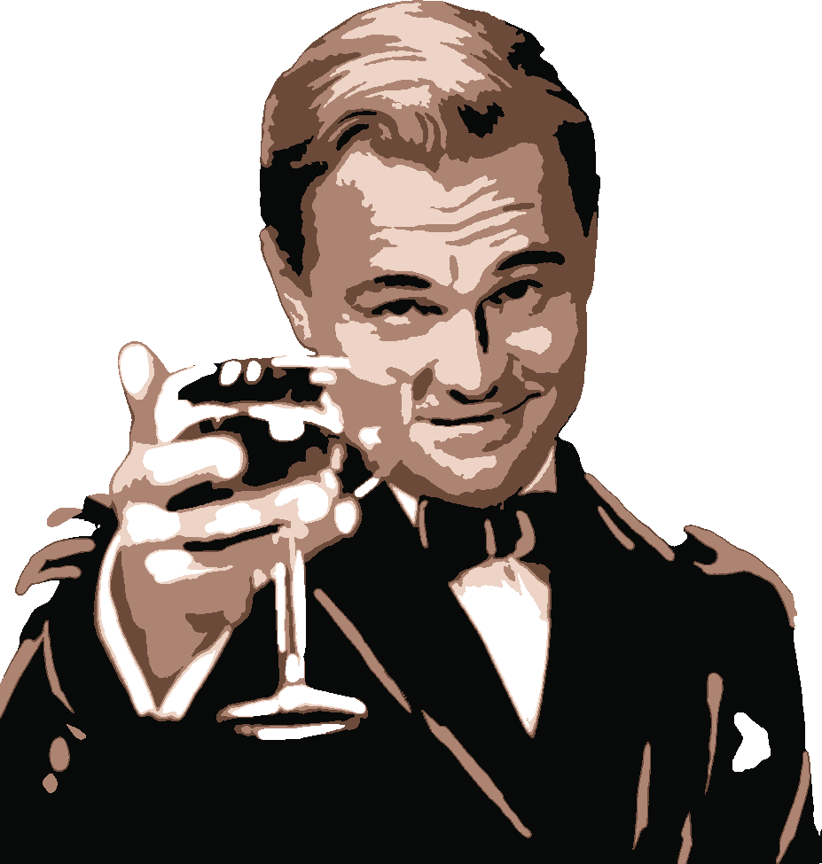 Great Gatsby Reaction Meme stencil, painted in 5 colors