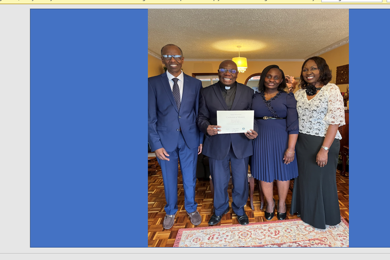 BBI Celebrates Ordination of Men’s Ministry Team Leader