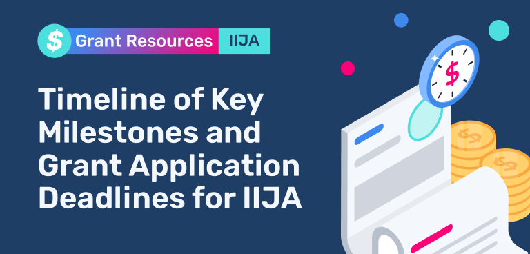 Applying for IIJA Grants? Here's a Timeline of Key Milestones and Grant Application Deadlines Thumbnail Image