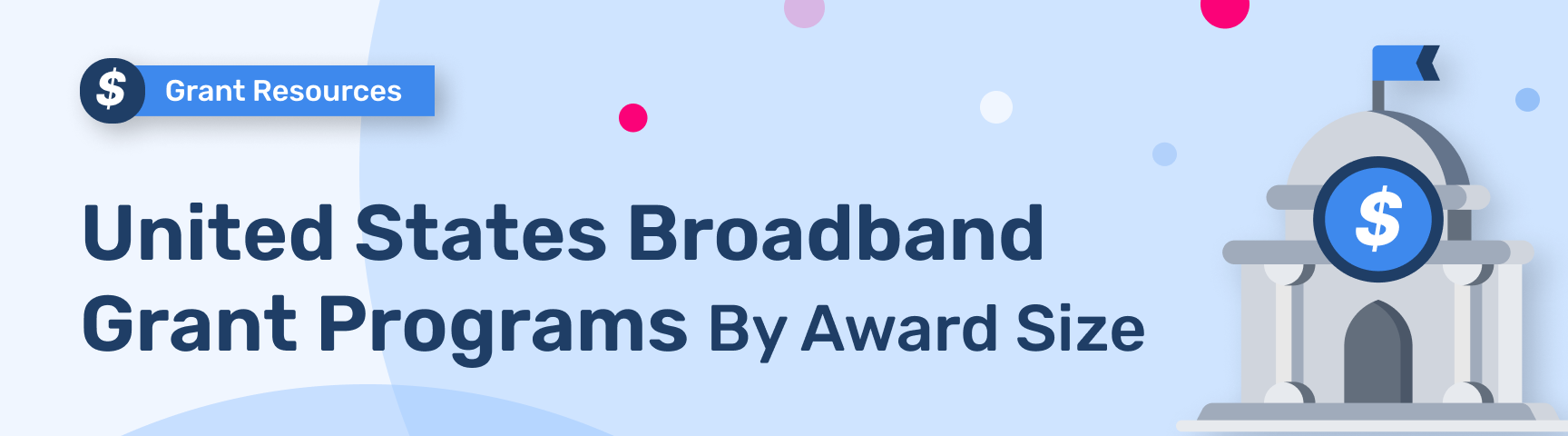 United States Broadband Grant Programs By Award Size Banner Image