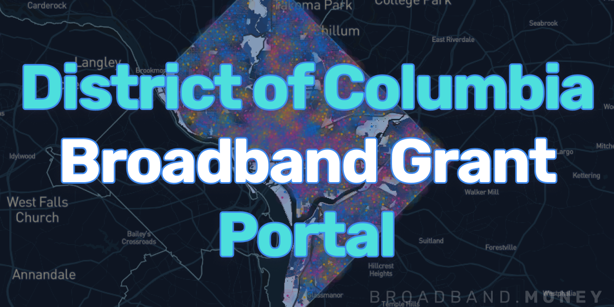 District of Columbia Broadband Map Image