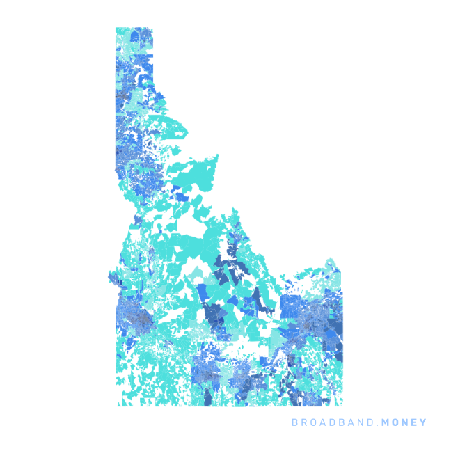 Idaho broadband investment map ready strength rank