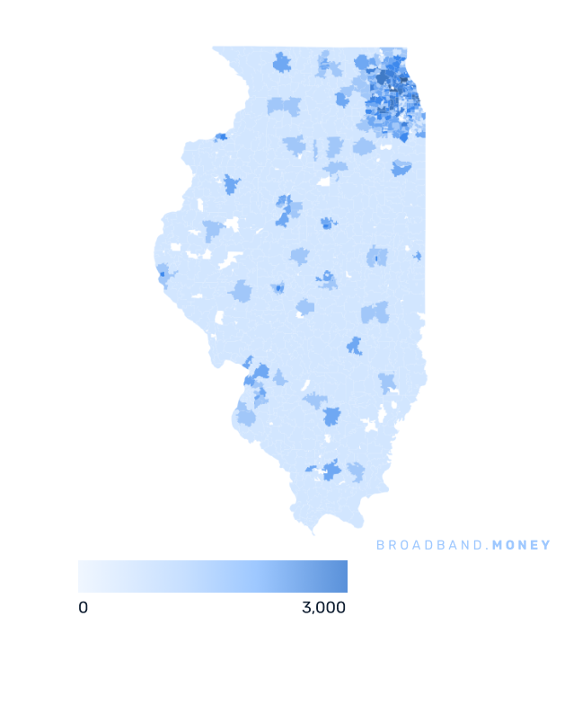 Illinois broadband investment map business establishments