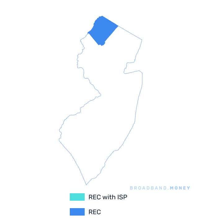 New Jersey broadband investment map REC coverage