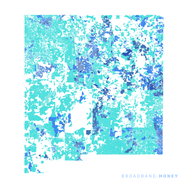 New Mexico broadband investment map ready strength rank