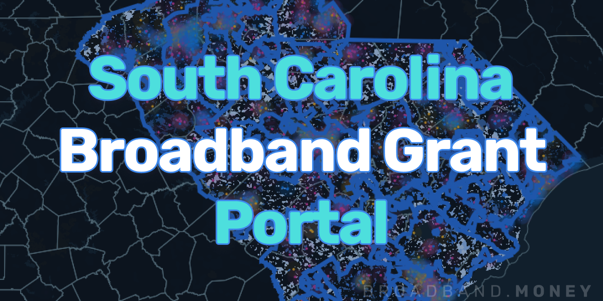 South Carolina Broadband Map Image
