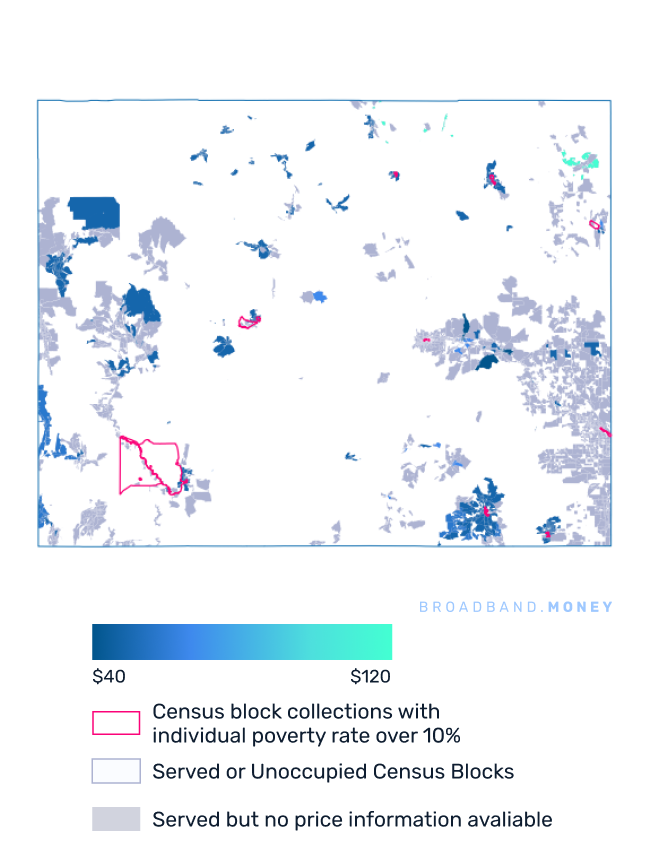 Wyoming broadband investment map yield on cost