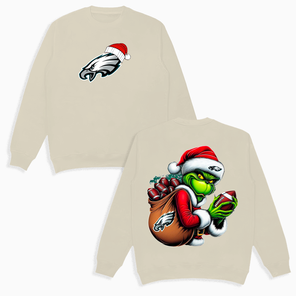 Grinch Philadelphia Christmas Shirt, 2 Side Grinch Shirt Grinch Philadelphia Christmas Shirt, 2 Side Grinch Shirt
