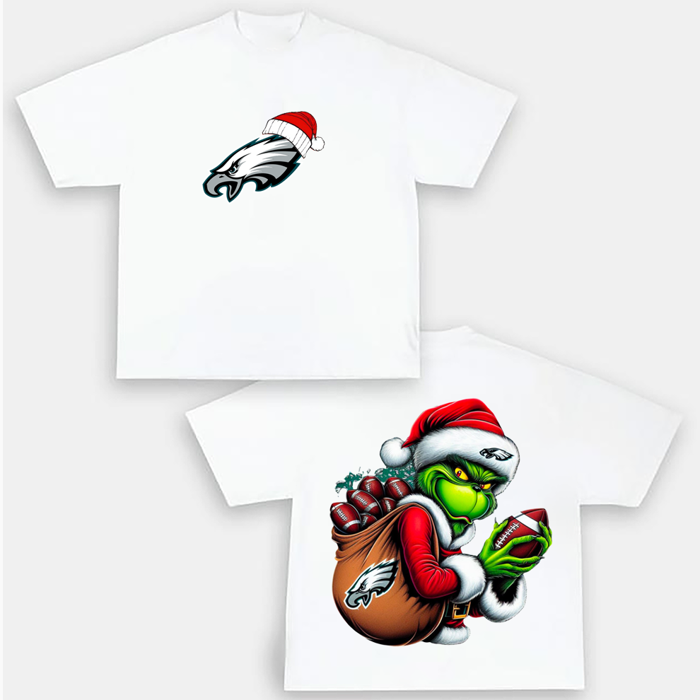 Grinch Philadelphia Christmas Shirt, 2 Side Grinch Shirt Grinch Philadelphia Christmas Shirt, 2 Side Grinch Shirt