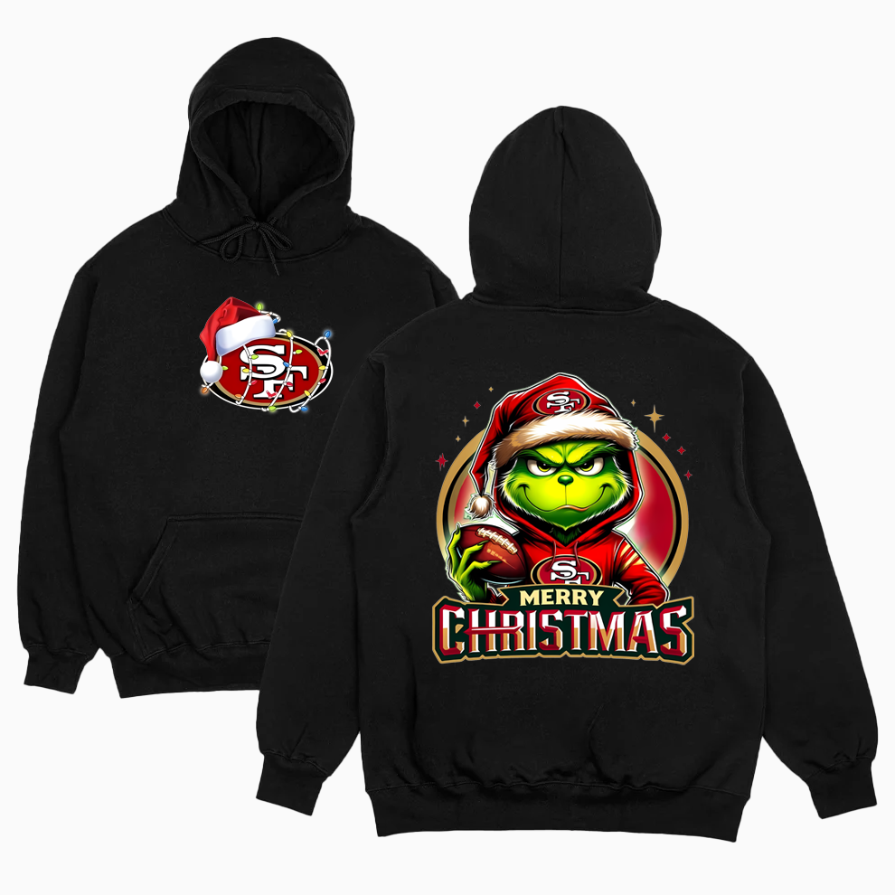 Grinch San Francisco Christmas Shirt, 2 Side Grinch Shirt Grinch San Francisco Christmas Shirt, 2 Side Grinch Shirt