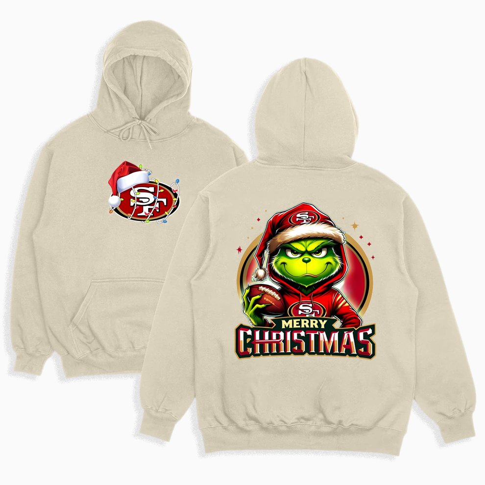 Grinch San Francisco Christmas Shirt, 2 Side Grinch Shirt Grinch San Francisco Christmas Shirt, 2 Side Grinch Shirt