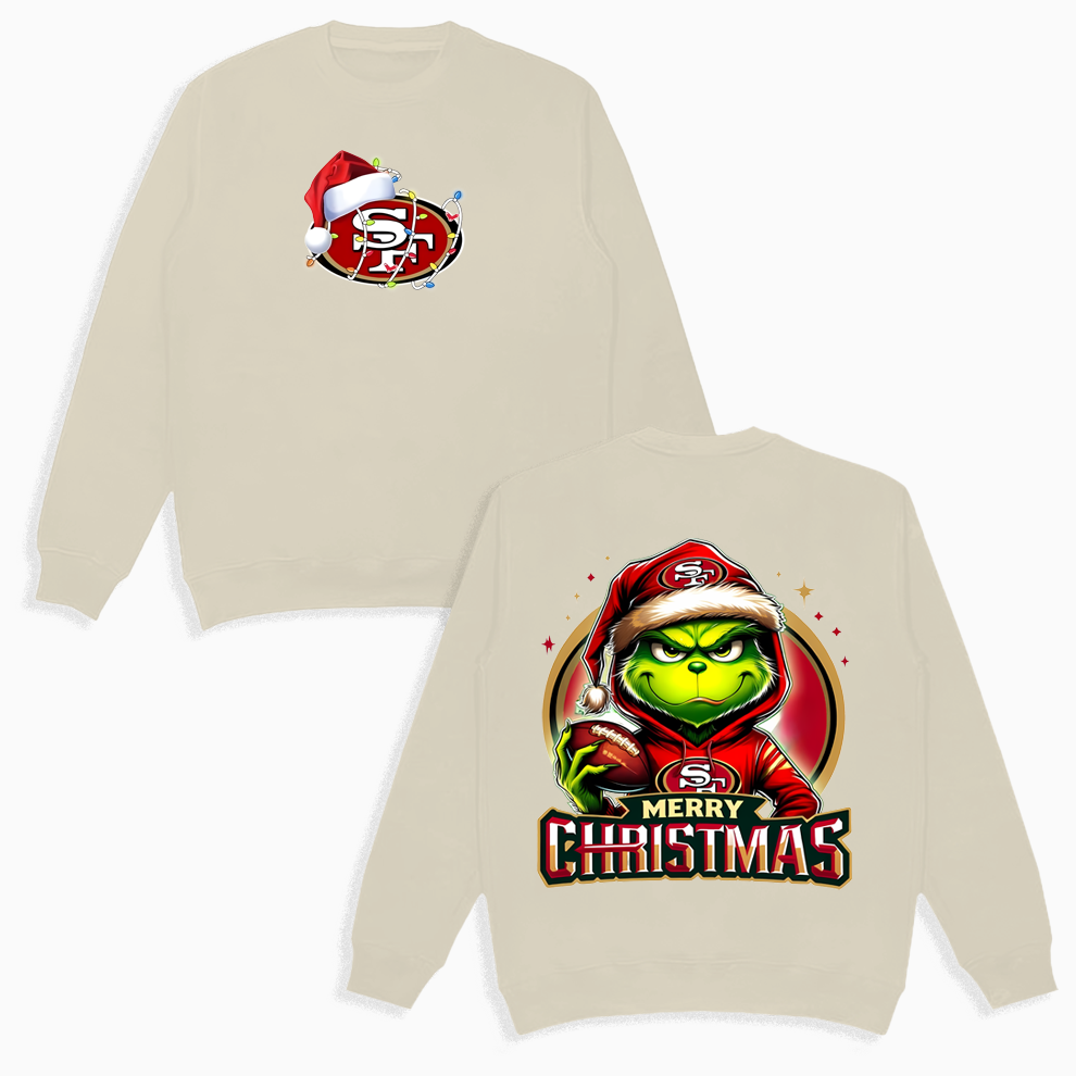 Grinch San Francisco Christmas Shirt, 2 Side Grinch Shirt Grinch San Francisco Christmas Shirt, 2 Side Grinch Shirt