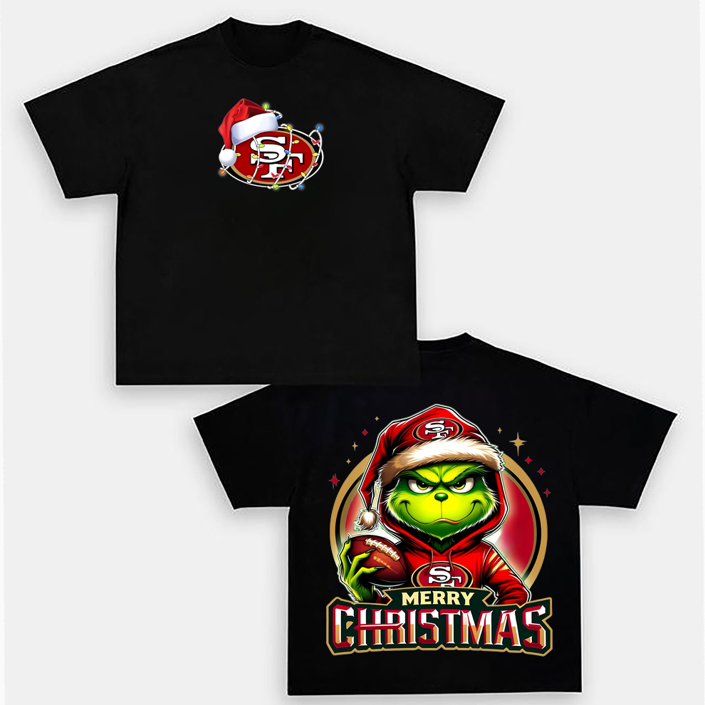 Grinch San Francisco Christmas Shirt, 2 Side Grinch Shirt Grinch San Francisco Christmas Shirt, 2 Side Grinch Shirt