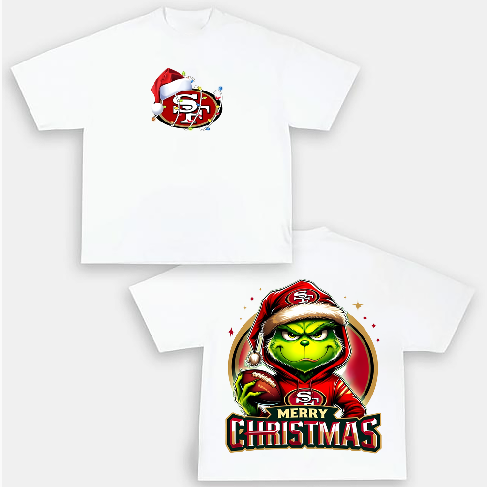 Grinch San Francisco Christmas Shirt, 2 Side Grinch Shirt Grinch San Francisco Christmas Shirt, 2 Side Grinch Shirt