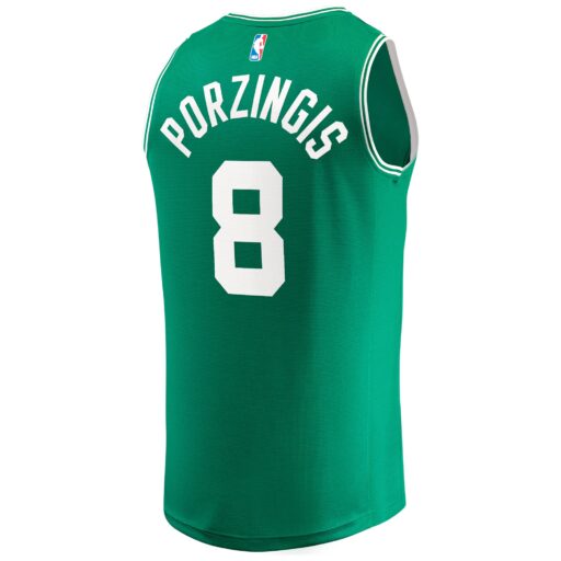 Fanatics Kristaps Porzingis Kelly Green Boston Celtics 2024 NBA Finals Champions Fast Break Replica Player Jersey - Icon Edition
